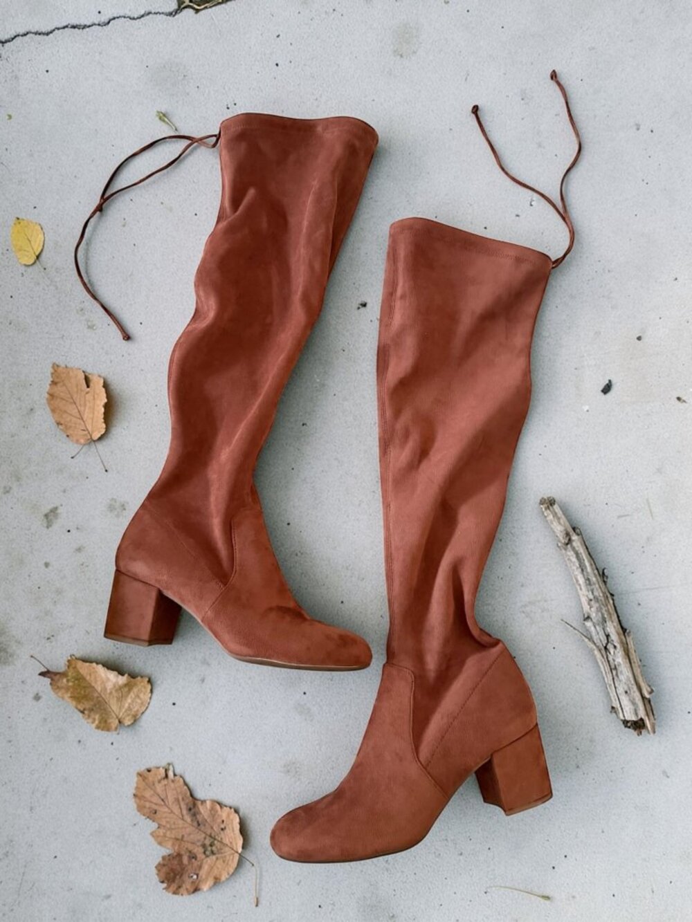 GIANNI BINI Trillia Tan Faux Suede Pull On Boots Size 7.5